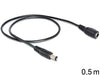 EAN 4043619832903 - DeLOCK 83290 cable de transmisión Negro 0,5 m imagen 1