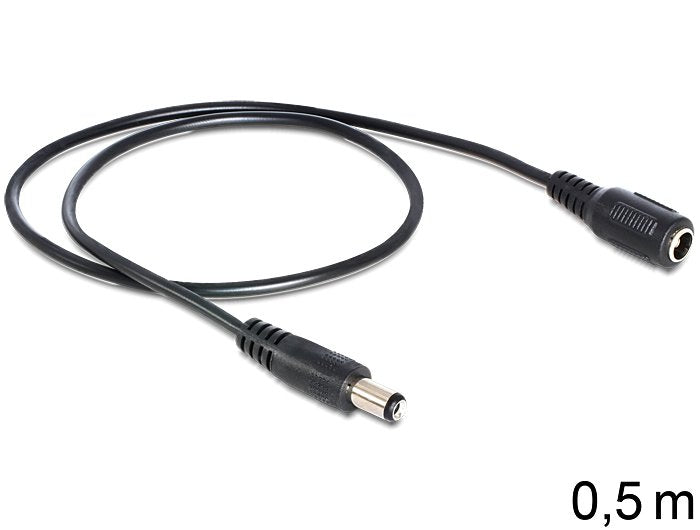 EAN 4043619832903 - DeLOCK 83290 cable de transmisión Negro 0,5 m imagen 1