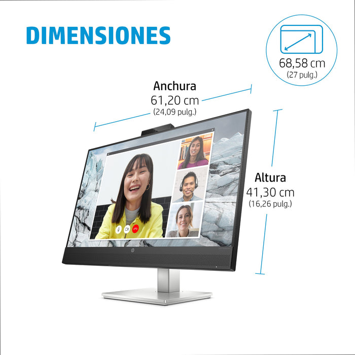 EAN 5715063337745 - HP E27m G4 QHD USB-C Conferencing Monitor pantalla para PC 68,6 cm (27") 2560 x 1440 Pixeles Quad HD LCD  imagen 4