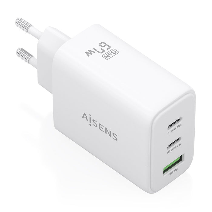 EAN 8435739905500 - AISENS ASCH-67W3P086-W cargador de dispositivo móvil Teléfono móvil, Smartphone, Cámara digital, Universa imagen 1