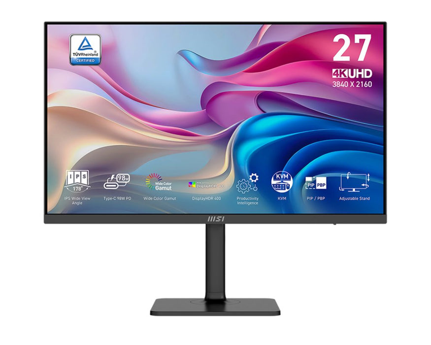 EAN 4711377262163 - MSI Modern MD272UPHG pantalla para PC 68,6 cm (27") 3840 x 2160 Pixeles 4K Ultra HD Negro imagen 1