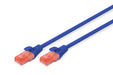 EAN 4016032387541 - Digitus DK-1617-0025/B cable de red Azul 0,25 m Cat6 U/UTP (UTP) imagen 1