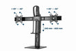 EAN 8716309127639 - Gembird MS-D2-01 soporte para monitor 68,6 cm (27") Escritorio Negro imagen 18