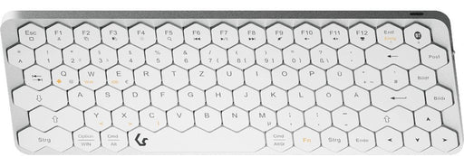 EAN 4250078173427 - KeySonic KSK-5020BT-S (DE) teclado Oficina Bluetooth QWERTZ Alemán Aluminio, Blanco imagen 1