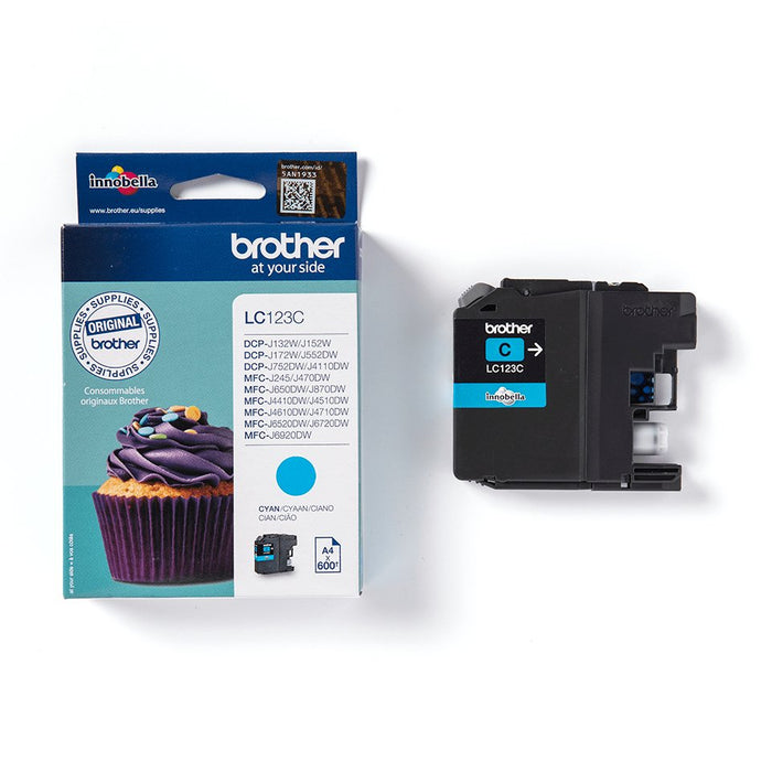 EAN 4977766713900 - Brother LC123C cartucho de tinta 1 pieza(s) Original Cian imagen 3