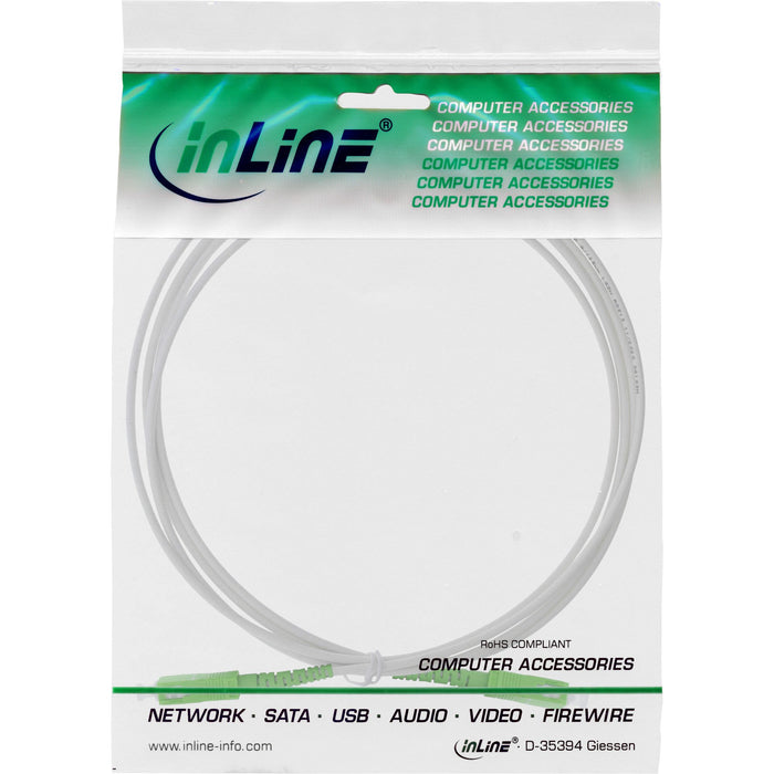 EAN 4043718295920 - InLine 88302 Cable de fibra óptica e InfiniBand 2 m SC Blanco imagen 2