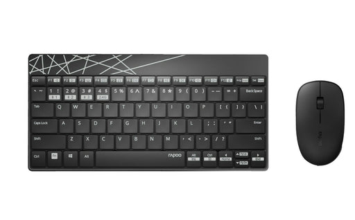 EAN 6940056181299 - Rapoo 8000M teclado Ratón incluido Universal Bluetooth QWERTZ Alemán Negro imagen 2