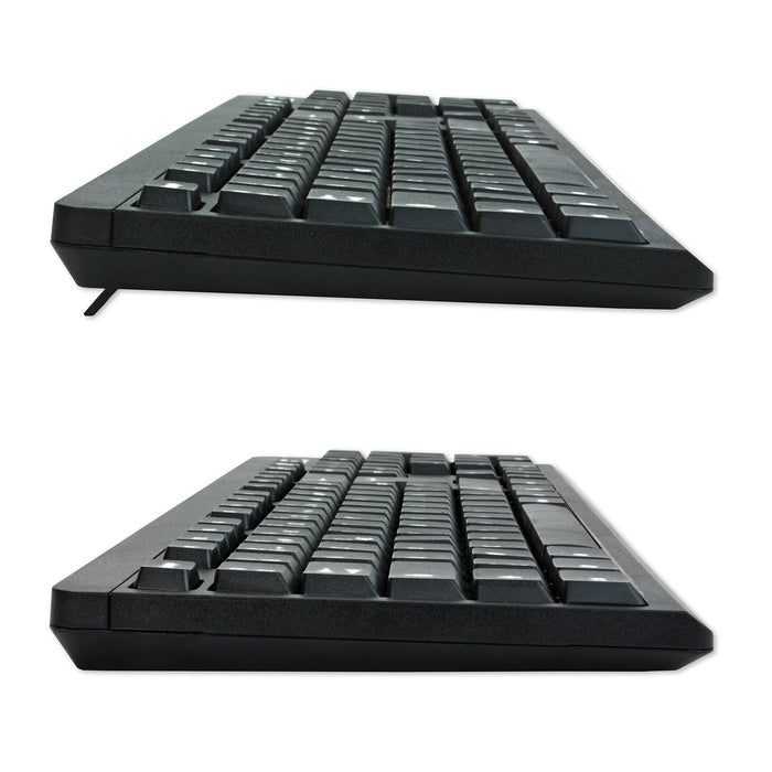 EAN 3700224757465 - MCL ACK-2012W/N teclado Ratón incluido Universal RF inalámbrico AZERTY Francés Negro imagen 3