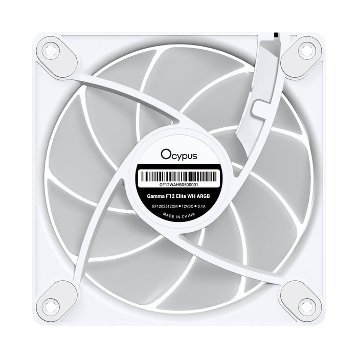 EAN 6977414881645 - Ocypus Gamma F12 Elite ARGB 3-IN-1 Carcasa del ordenador Ventilador 12 cm Blanco 1 pieza(s) imagen 7