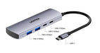 EAN 4894160057471 - UNITEK uHUB Q4 USB 3.2 Gen 1 (3.1 Gen 1) Type-C 10000 Mbit/s Gris imagen 10