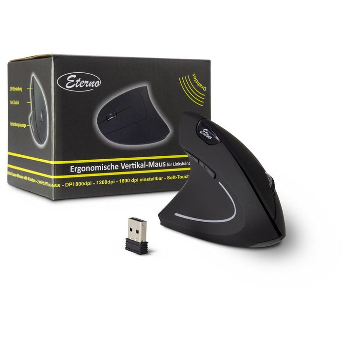 EAN 4260455644853 - Inter-Tech KM-206L ratón Oficina Ambidextro RF inalámbrico Óptico 1600 DPI imagen 1