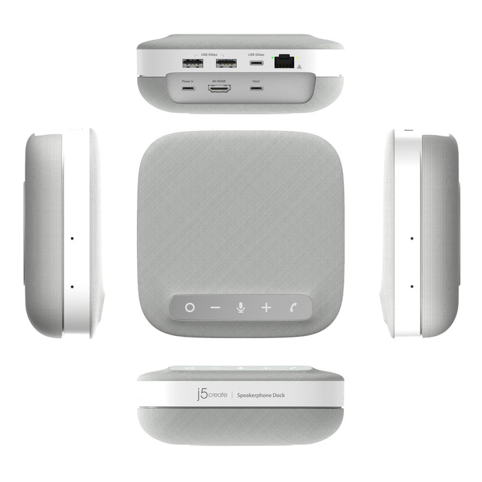 EAN 4712795087727 - j5create JCDS335 Alámbrico USB 3.2 Gen 1 (3.1 Gen 1) Type-C Gris, Blanco imagen 4