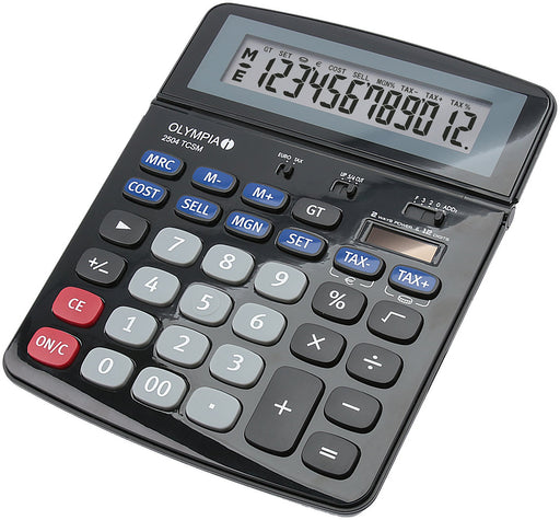 EAN 4030152401840 - Olympia 2504 calculadora Escritorio Calculadora financiera Negro, Azul, Gris imagen 2