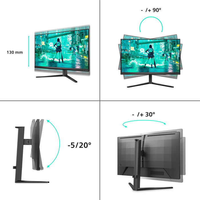 EAN 8712581805852 - Philips Evnia 27M2N3200A/00 pantalla para PC 68,6 cm (27") 1920 x 1080 Pixeles Full HD LCD Negro imagen 4
