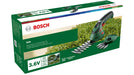 EAN 3165140630696 - Bosch Isio tijera de césped inalámbrica 8 cm 3,6 V Ión de litio Negro, Verde imagen 2