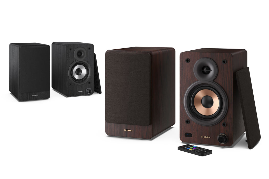 EAN 4974019216584 - Sharp BOOKSHELF SPEAKERS De 2 vías Marrón Inalámbrico y alámbrico 60 W imagen 11