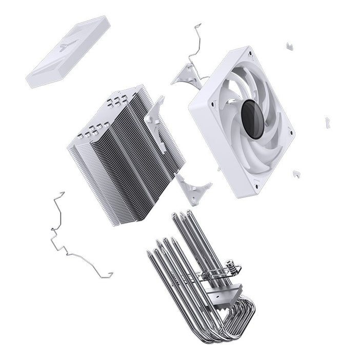 EAN 6970620553306 - Jonsbo CR-1000 V2 PRO ARGB White Procesador Refrigerador de aire 12 cm Blanco 1 pieza(s) imagen 17