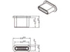 EAN 4043619640140 - DeLOCK 64014 tapa de seguridad para enchufe USB Tipo C Negro 10 pieza(s) imagen 3