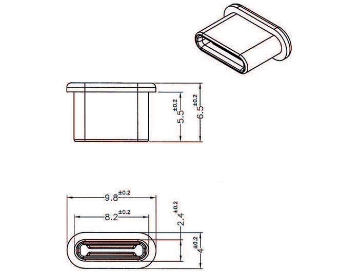EAN 4043619640140 - DeLOCK 64014 tapa de seguridad para enchufe USB Tipo C Negro 10 pieza(s) imagen 3