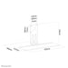 EAN 8171371445966 - Neomounts KEYB-V200BLACK soporte para ordenador portátil Negro 81,3 cm (32") imagen 8