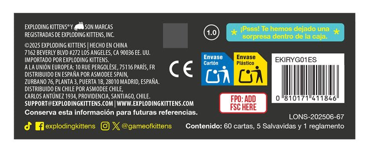 EAN 810171411846 - Asmodee ¡Tu cabra rema! ¡Tu cabra rema! 10 min Juego de mesa Estrategia imagen 2