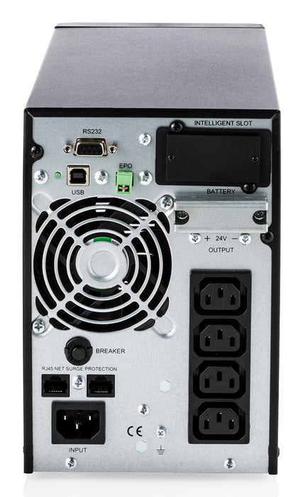 EAN 4016032507925 - Digitus DN-170130 sistema de alimentación ininterrumpida (UPS) Doble conversión (en línea) 1 kVA 4 salida imagen 3