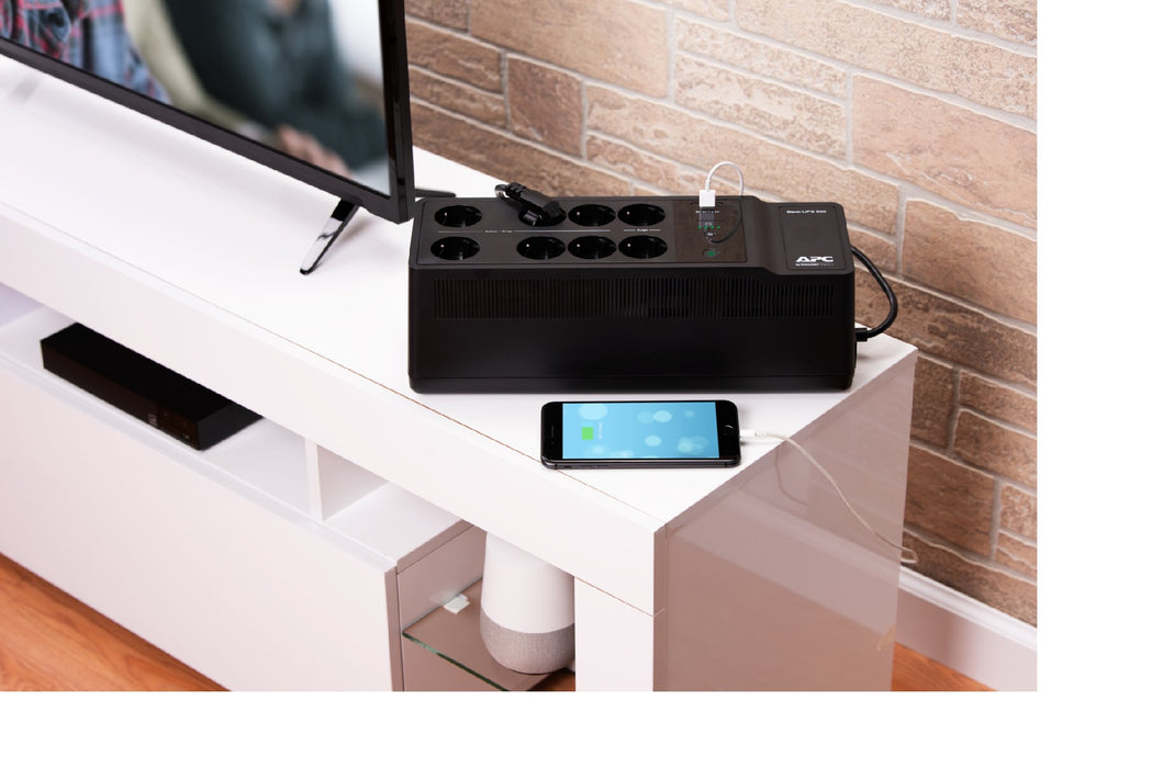 EAN 0731304347217 - APC Back-UPS 650VA 230V 1 USB charging port - (Offline-) USV sistema de alimentación ininterrumpida (UPS) imagen 3