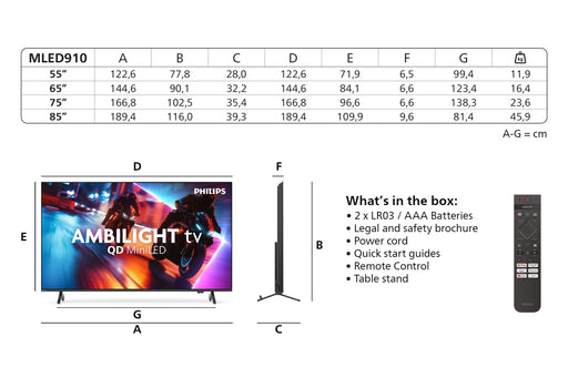 EAN 8718863048337 - Philips 75MLED910/12 Televisor 190,5 cm (75") 4K Ultra HD Smart TV Wifi Negro imagen 2