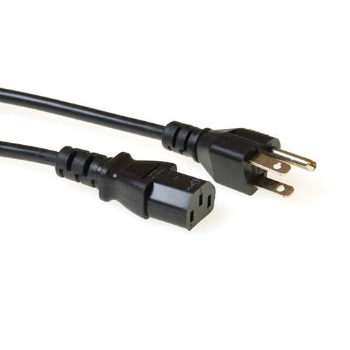 EAN 8716065113976 - ACT AK5062 cable de transmisión Negro 2,5 m Enchufe tipo B C13 acoplador imagen 1