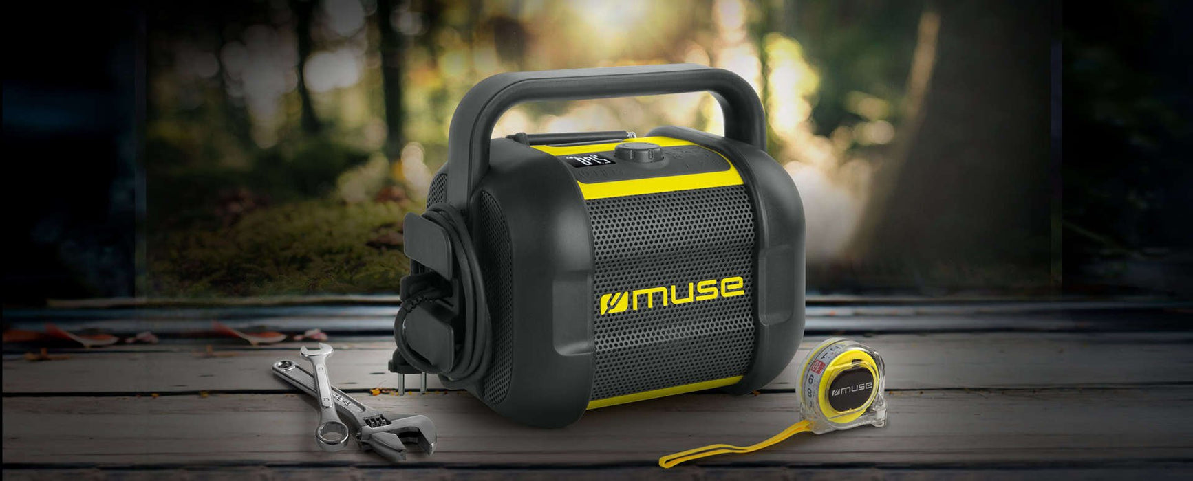 EAN 3700460209346 - Muse M-968 BTY radio Lugar de trabajo Analógica Negro, Amarillo imagen 6