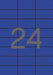 EAN 8410782015925 - APLI 01592 etiqueta de impresora Azul imagen 1
