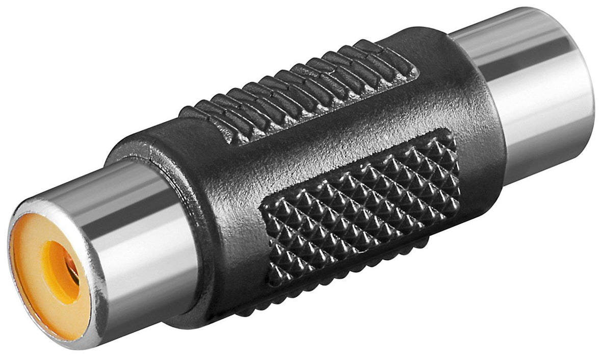 EAN 4040849116087 - Goobay 11608 cambiador de género para cable RCA Negro imagen 1