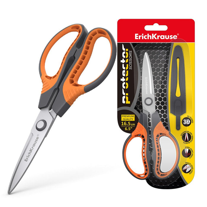 EAN 4041485480563 - ErichKrause Protector Universal Corte recto Negro, Naranja imagen 1