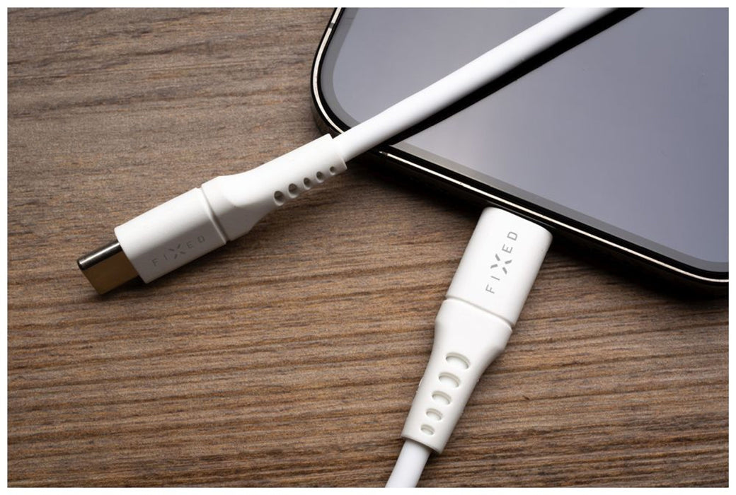 EAN 8591680147281 - FIXED FIXDLS-CC12-WH cable USB USB 2.0 1,2 m USB C Blanco imagen 7