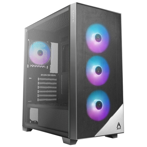 EAN 4712839552020 - Azza CSAZ-480 carcasa de ordenador Midi Tower Negro imagen 2