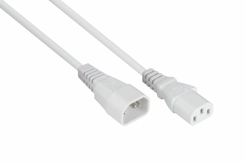 EAN 4066857002587 - Kabelmeister SK1430-W005 cable de transmisión Blanco 0,5 m IEC C14 IEC C13 imagen 1