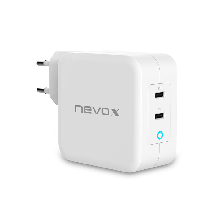 EAN 4250686409185 - nevox 01918 cargador de dispositivo móvil Universal Blanco Corriente alterna Interior imagen 1