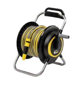EAN 4066529016133 - Kärcher 2.645-372.0 carrete de manguera de jardín Carrete de pie Negro, Amarillo imagen 1