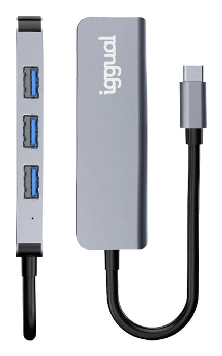 EAN 8435364319239 - iggual IGG319239 hub de interfaz USB 3.2 Gen 1 (3.1 Gen 1) Type-C 5000 Mbit/s Plata imagen 9