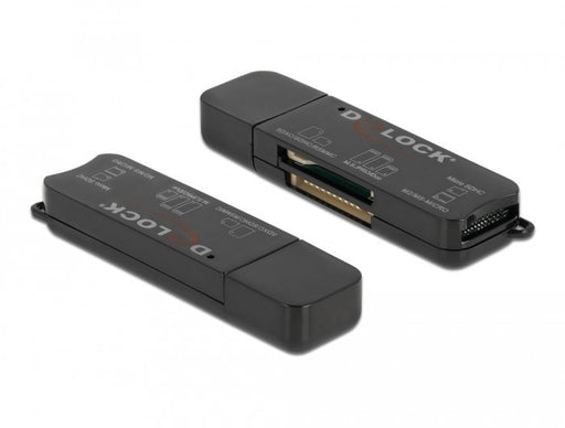 EAN 4043619917570 - DeLOCK 91757 lector de tarjeta USB 3.2 Gen 1 (3.1 Gen 1) Type-A Negro imagen 2