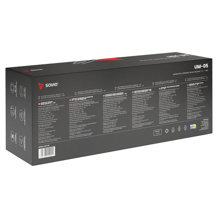 EAN 5907264119941 - Savio UM-05 soporte Soporte pasivo Mostrar Negro imagen 6