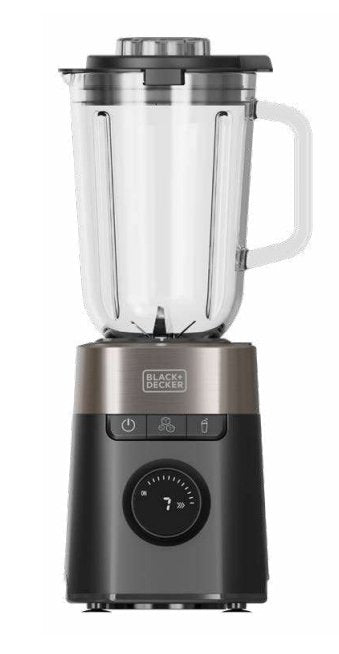 EAN 8432406120136 - Black & Decker BXJB1201E 2,2 L Batidora de vaso 2200 W Negro, Plata, Transparente imagen 1