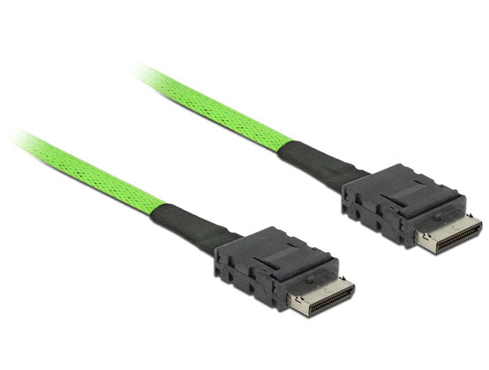 EAN 4043619852116 - DeLOCK 85211 cable de señal 0,5 m Negro, Verde imagen 1