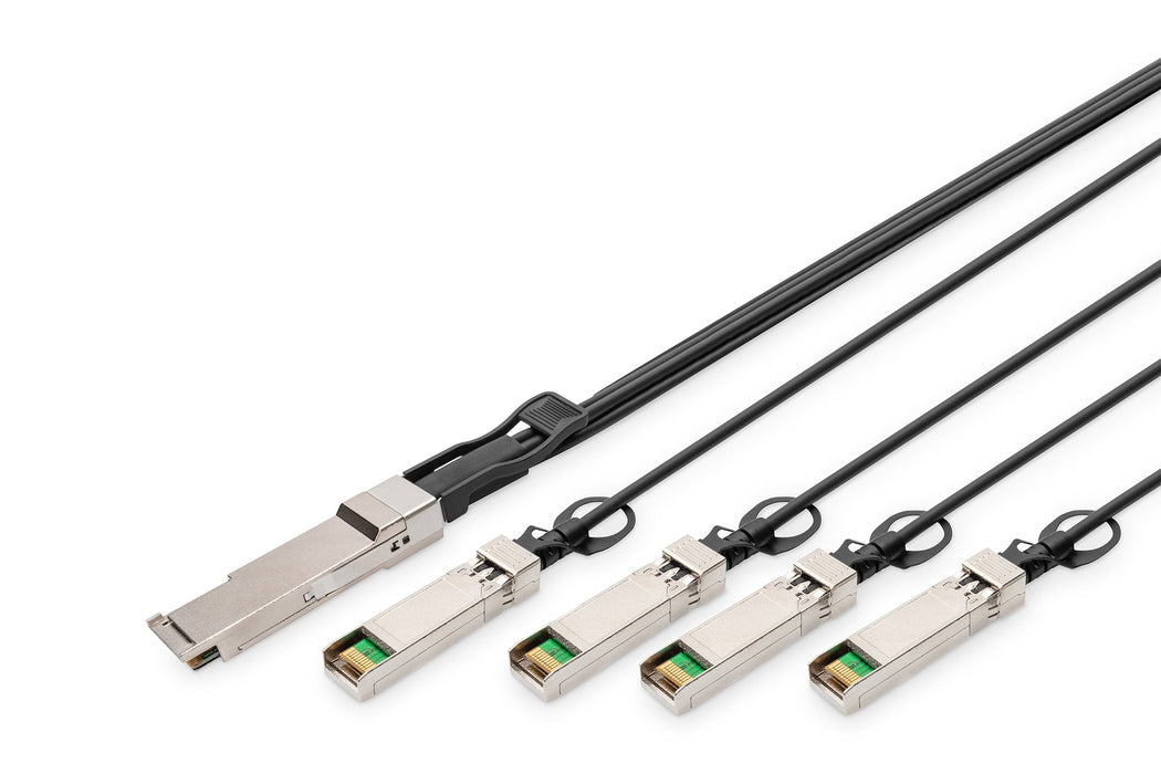 EAN 4016032485001 - Digitus DN-81322 Cable de fibra óptica e InfiniBand SFP+ 4x QSFP+ Negro imagen 1