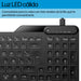 EAN 0197192768877 - HP 405 Backlit Wired Keyboard teclado Oficina USB Negro imagen 3