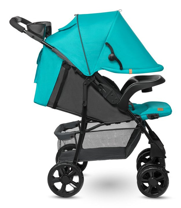 EAN 5902581656438 - Lionelo Emma Plus Sillita de paseo ligera 1 Asiento(s) Negro, Turquesa imagen 4