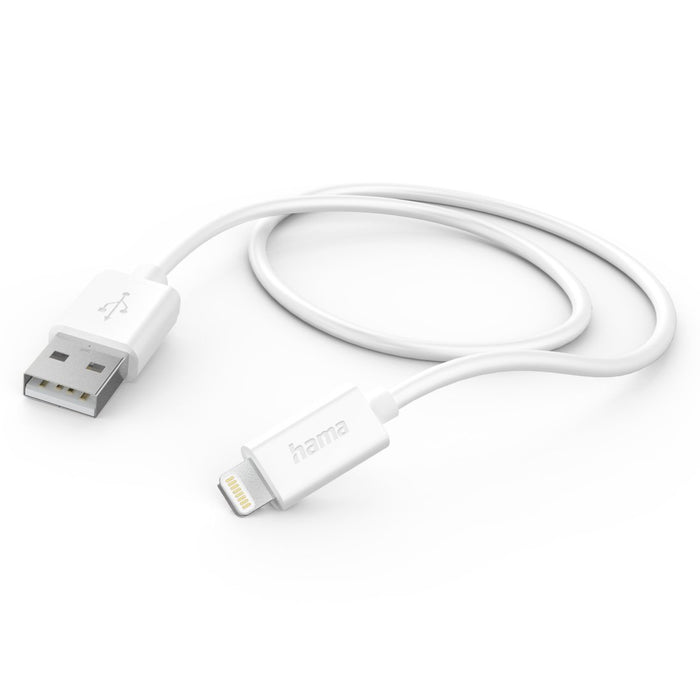 EAN 4047443486097 - Hama 00201579 cable de conector Lightning 1 m Blanco imagen 1