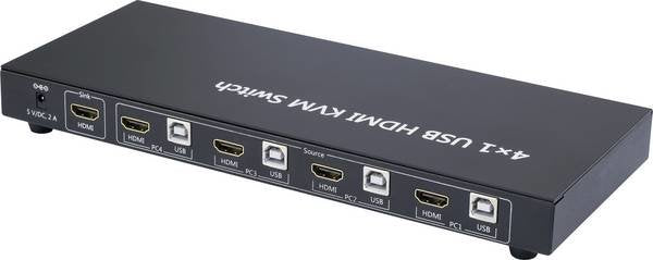 EAN 4016138857641 - SpeaKa Professional SP-4000672 interruptor KVM Negro imagen 1