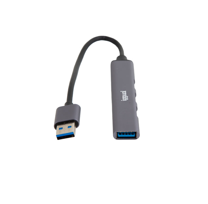 EAN 8435364318454 - iggual IGG318454 hub de interfaz USB 3.2 Gen 1 (3.1 Gen 1) Type-A 5000 Mbit/s Gris imagen 3