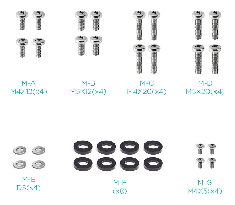 EAN 8433281010093 - TooQ TCCH0007-B kit de montaje Negro imagen 7